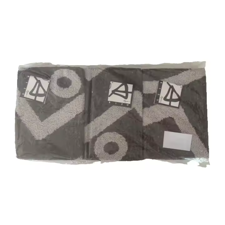 QUALITY TOWELS. Pack 3 PAÑOS JACQUARD de COCINA modelo TAHITÍ. Fabricados 100% algodón de 50x50cm. Suaves y muy ABSORBENTES. - 1