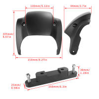 Cubierta De Faro Delantera Corta En Negro Mate O Brillante Para Harley V-Rod Night Rod Muscle 2002-2017 Cubierta De Fairing Gloss/ Matte Black - details 10