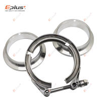 Eplus Juego De Abrazaderas V Universal De Acero Inoxidable 304 Para Turbo Exhausto De Coche Conector Macho Y Hembra Diámetro 2 Pulgadas - details 5