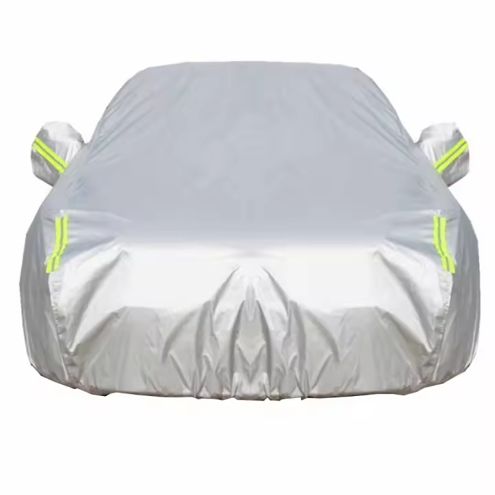 SOMY Funda para coche para exteriores Funda protectora impermeable 190t, compartimento abierto, forro de algodón transpirable, protección UV para sedán, polvo de nieve 4,5*1,75*1,5 SY - 1