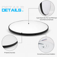 Lámpara De Techo LED Ultra Delgada Moderna Para Iluminación Interior 15W 20W 30W 50W Para Sala De Estar Cocina Dormitorio Blanco Cálido/Blanco Frío - details 13