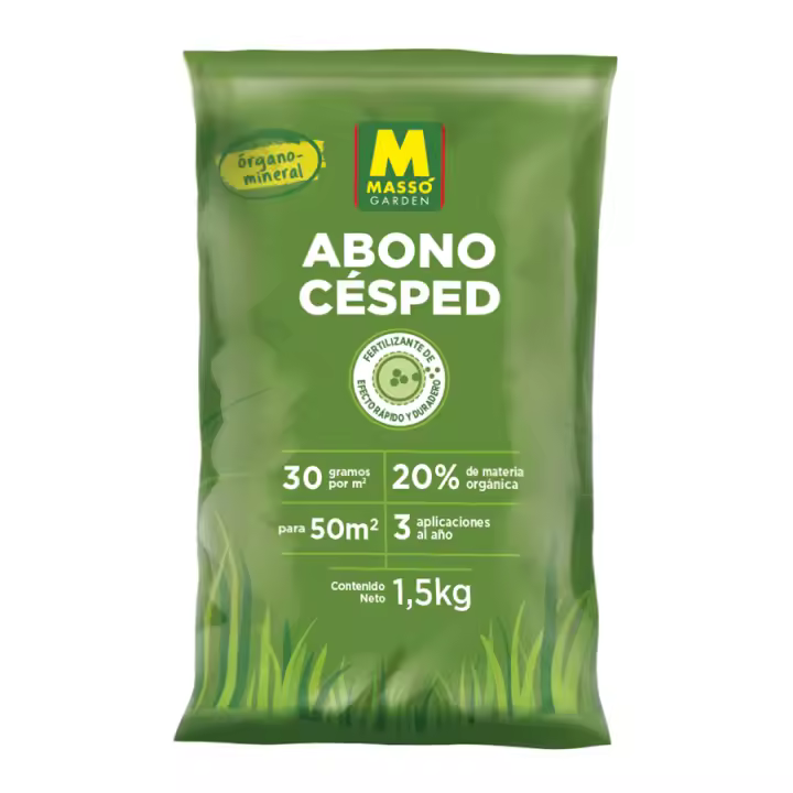 Abono organo-mineral para césped 1,5 kg Massó - 1