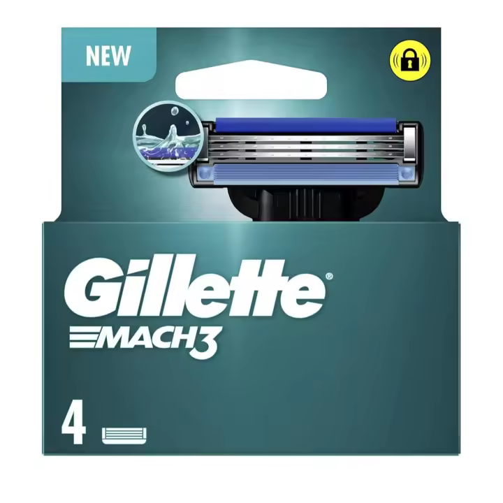 Gillette Mach3 recambio para Maquinilla de Afeitar para Hombre pack de 6 o 4 unidades - 1