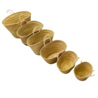 Capazo Cesto de Playa Palma Natural, Cesta de Niña Arras para Bodas y Comuniones ,Cestas de Picnic Varios Tamaños - details 3