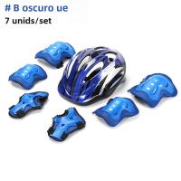 Casco Ajustable Para Niños Con Equipamiento Deportivo Protección De Rodillas Codos Y Muñecas Para Niños Y Niñas Ciclismo Patinaje Scooter - details 13