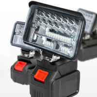 Lámpara De Trabajo LED Para Batería Makita 18V Luz De Emergencia Portátil Farol Para Camping Lámpara De Inundación 3/4 Pulgadas - details 4