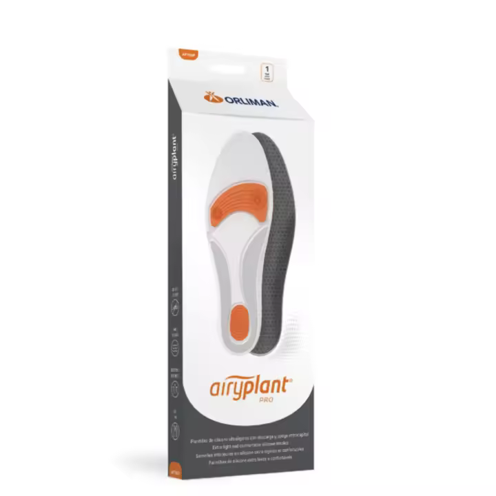 Orliman - Plantillas de silicona ultra-ligera con descarga y apoyo retrocapital Orliman AIRYPLANT PRO AP750P (1 Par) - 1