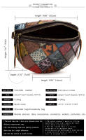 Bolso De Hombro Mini Para Mujer De Cuero Genuino WESTAL Bolsos Mensajeros Pequeños Estilo Vintage Con Cierre De Cremallera - details 4