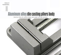 Pinzas De Torno Eléctrico Mini vice Plano De Aluminio Para Uso Doméstico Piezas De Herramientas Eléctricas Abrazadera De Trabajo En Miniatura - details 6