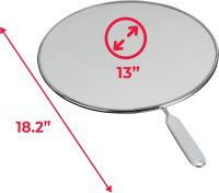 Protector Contra salpicadas, Plisado, 33 cm, 1 Unidad - details 2