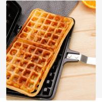 Horneador De Waffles Antideslizante Para Gas Stove Mold De Panqueques Y Pasteles Para Desayuno Forma Rectangular Material De Hierro Fundido - details 5