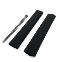 Protector De Manillar Para Motocicleta Color Negro Absorbedor De Choque Cubierta De Envoltura Para CRF YZF KLX Motocross ATV Quad - details 6