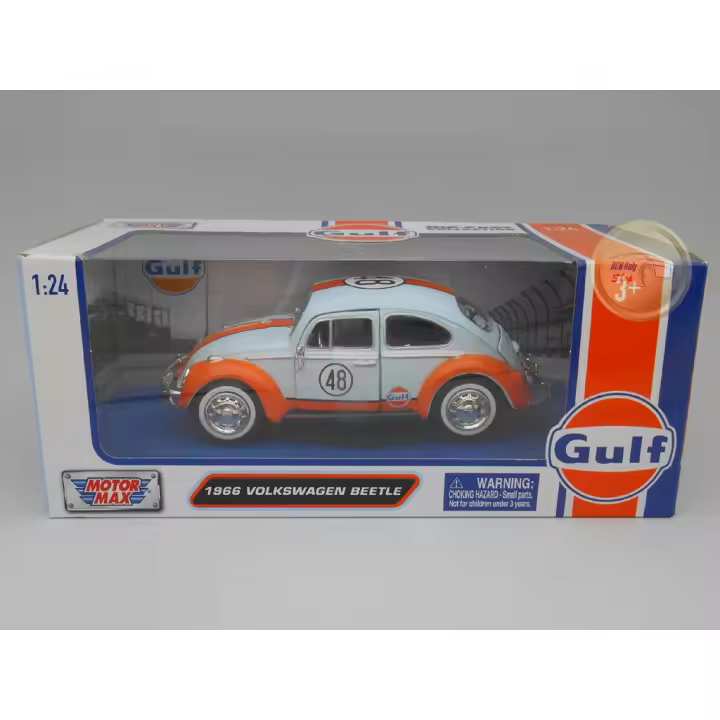 Coche Volkswagen Escarabajo Golfo 1966 en Su Embalaje Original - 1