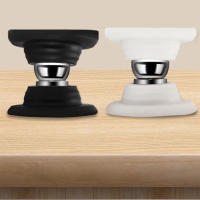 Nuevos Tapones De Puerta De Silicona 2024 Con Acero Inoxidable Magnético No Necesita Perforación Soporte De Puerta Pared Montado Herramienta De Muebles - details 3