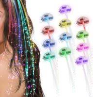 LED Glow Hair Braid Butterfly Light 5/10 Pcs Accesorios De Cabello Colorido Para Fiestas Y Decoración Navidad Para Niños Y Adultos - details 9