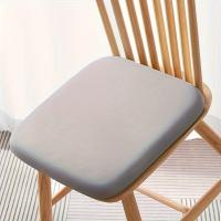 Cojín De Asiento De Esponja Para Oficina Y Comedor Con Diseño Antisalga Y Rebound Lento Almohadilla De Memoria De Alta Densidad Para Silla De Escritorio - details 1