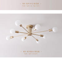 Modern Sputnik Ceilin Ganchillo Lámpara Colgante Satellite Iluminación Fuente De Luz Decorativa Para Sala De Estar Y Comedor Material De Hierro - details 20