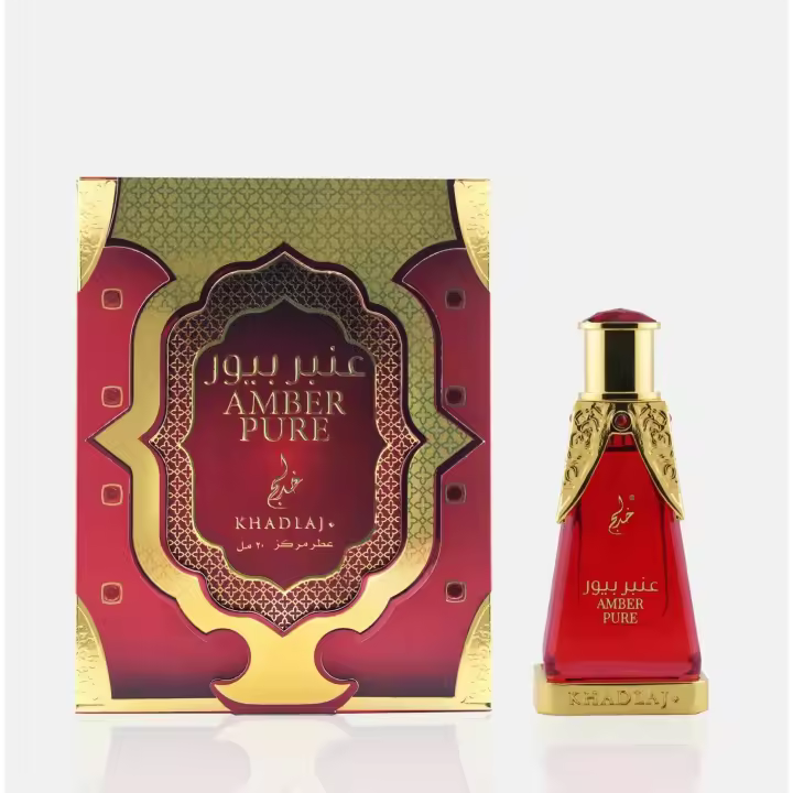 Khadlaj Amber Pure Cpo Unisex 20 Ml Perfume Concentrado en Aceite - 1