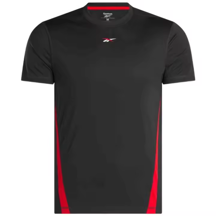 Camiseta de Manga Corta Reebok Identity para hombre en color negro - 1