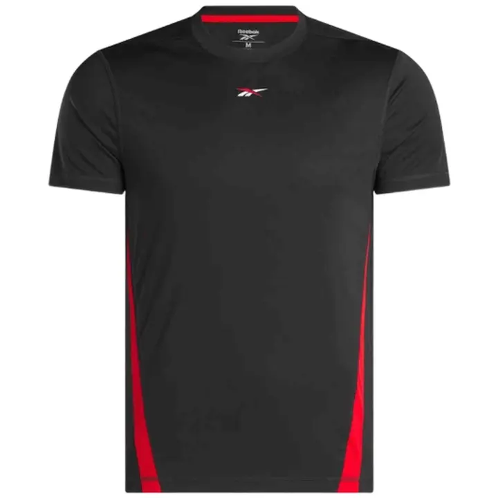 Camiseta de Manga Corta Reebok Identity para hombre en color negro - 1