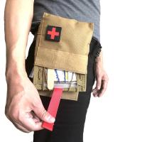 Bolsa De Primeros Auxilios Táctica Con Malla MOLLE Para Cinturón Y Chaleco Táctico Resistente Y Ligera Bolsa De Medicina IFAK De Tamaño 15*15*5cm Para Deportes Al Aire Libre Caza Y Táctica - details 1