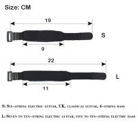 Cinta De Mute Para Cuerdas De Guitarra Bajo Ukulele 4-6 Strings Instrumentos Musicales Elimina Ruido Accesorio De Guitarra - details 5