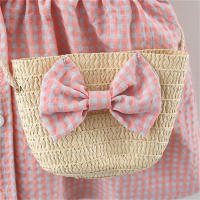 Vestido Y Mochila De Algodón Para Bebé Niña Nueva En Verano Con Collar Volante Bordado Sin Mangas De Cuaos Casual Largo De Pierna - details 8