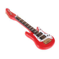Guitarra Eléctrica De Miniatura Para Muñecas 1:12 Con Música Juguete Musical Decorativo Para Hogar De Muñecas Para Niños - details 4