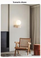 Lámpara De Pared LED Moderna Japonesa Retro Cálida Creativa Para Pasillo Dormitorio Estudio Luz De Noche Apto Para Apartamento Decoración - details 0