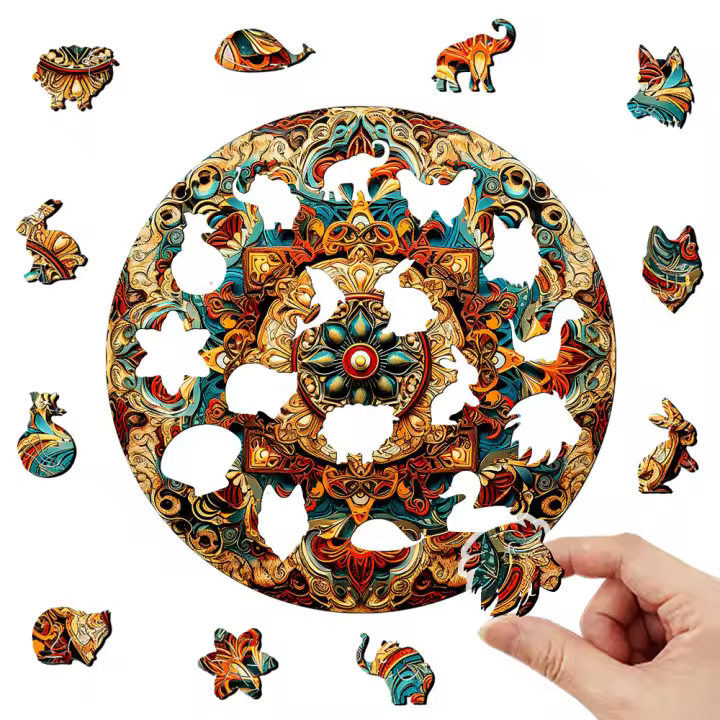 Rompecabezas En Madera 3D Personalizado Juego Educativo Para Niños Y Adultos Regalo Ideal Para Fiestas Y Ocasi\u00f3n Especial - 1
