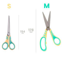 Tijeras de Acero Inoxidable Starplast con Punta Roma Colores Pastel - details 1