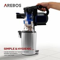 AREBOS Aspiradora de mano baterÃ­a de| Aspiradora 2 en 1| Sin bolsa | InalÃ¡mbrica - details 12