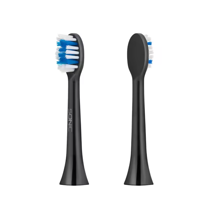 Cabezales de cepillo de dientes duros Teesa SONIC BLACK - 1