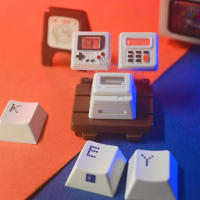 Keycaps Retro De Consola De Juegos K-04 Para Teclado Mecánico 3 En 1 Cubiertas De Teclas Transparentes Lindas Y Prácticas Accesorios Para Teclado - details 1