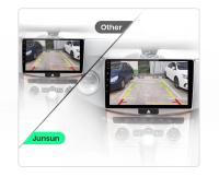 Junsun Cámara de visión trasera para automóvil AHD Resolución 720P Resistente al agua Ángulo amplio de 120° Cámara de estacionamiento de respaldo inverso para accesorios de automóvil  DVD - details 3