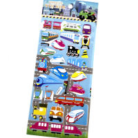 Pegatinas 3D De Burbuja Para Coche Camión Avión Vehículos Infantiles Diversión Educativa Impermeables Cartoon Anime Para Niñas Y Niños - details 8
