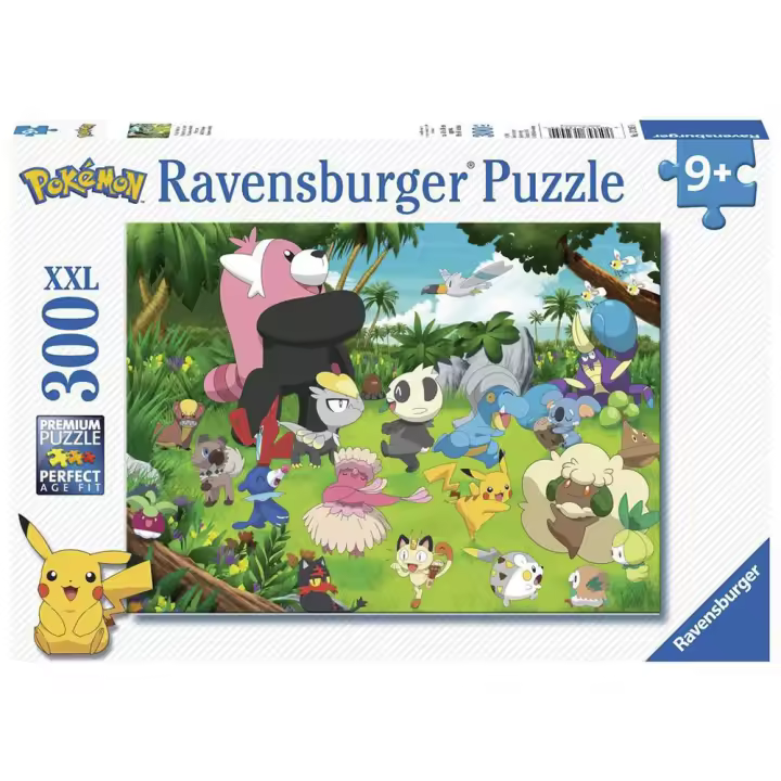 Puzzle Pokémon Salvajes 300 piezas XXL, Ravensburger, 13245 - 1