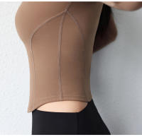 Nueva Chaqueta De Yoga Para Mujeres 2023 Deportiva Ajustada Con Cremallera Prenda De Fitness Para Modelar El Cuerpo Ropa De Yoga Con Capucha - details 2