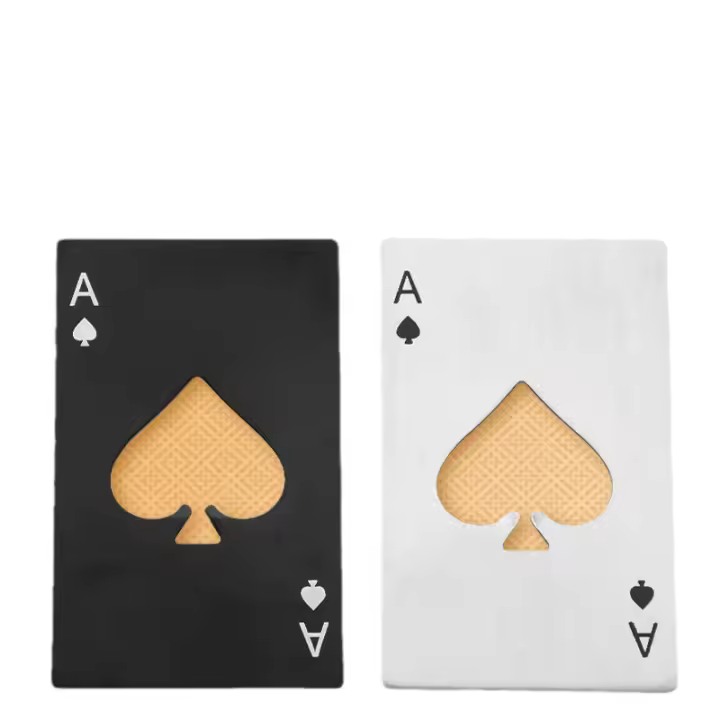 20PCS Abrebotellas Automático De Cartas Juego De Cartas Para Botellas De Cerveza Hotel Bares Vinatería Cocina Abrebotellas De Acero Inoxidable Ecológico - 1