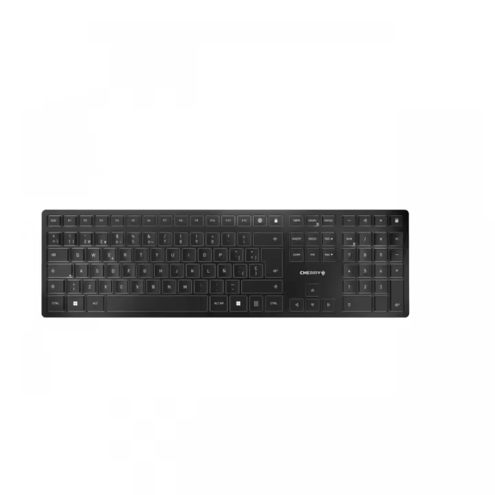 CHERRY - KW 9100 SLIM teclado Universal RF Wireless + Bluetooth QWERTY Español Negro JK-9100ES-2 - 1