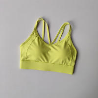 Top De Yoga Para Mujer Verano Absorbedor De Choques Con Bonito Contrafuerte Deportivo Y Profesional Para Pilates Material De Nylon - details 13