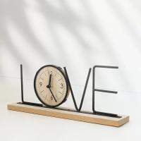 Mueble Creativo Europeo Para TV Decoración De Hogar Para Sala De Estar Dormitorio Entrada Oficina Con Reloj En La Mesa - details 2