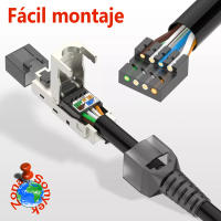 Conector RJ45 Categoría 7  MACHO. TRICOM - details 0