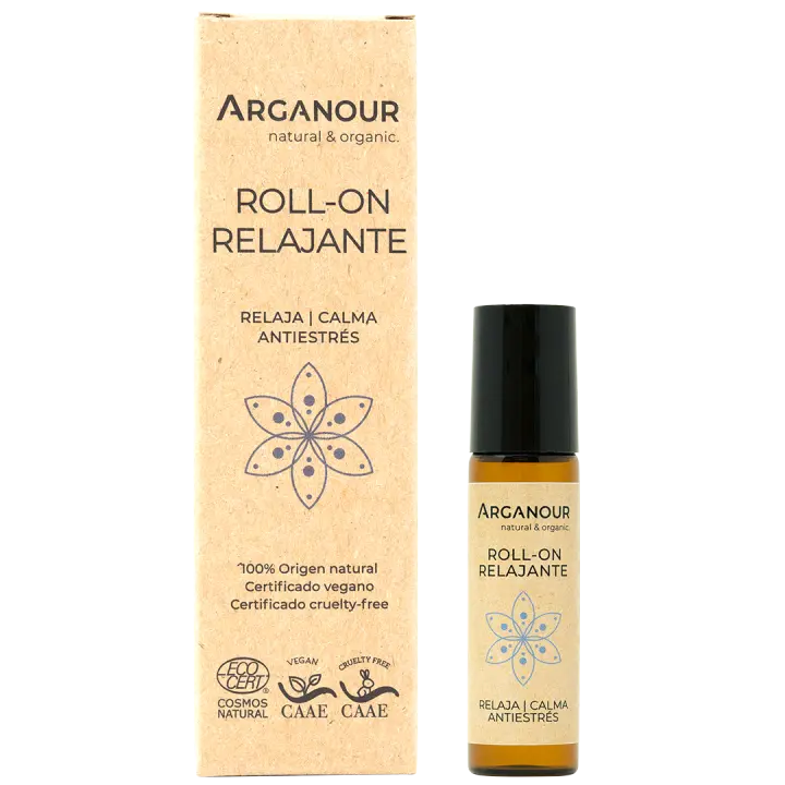 Arganour Roll-on Relajante Natural de Aceites Esenciales para Controlar la Ansiedad y el Estrés - 1