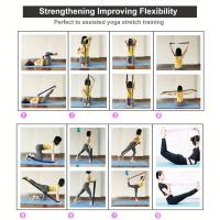 Correa De Estiramiento De Yoga Resistencia Deportiva Para Danza Gimnasia Ejercicio Pilates Cinta Elástica Terapia Física - details 5