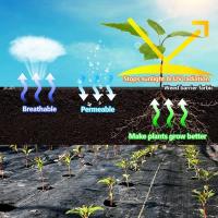 Malla Anti-Plantas Geotextil Para Control De Malas Hierbas Suelo Permeable Para Riego Sombreador De Cultivos Para Invernadero - details 2
