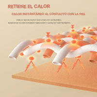 DEKORA SOUL - Juego de Sábanas Térmicas Pirineo en Microfibra Suave - Disponible para Camas de 90, 135, y 150 cm en Varios Colores para Confort Invernal - details 5