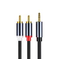 Banner - Cable audio estereo jack 3.5 macho - 2x RCA macho pro
