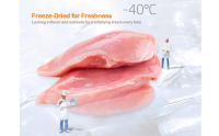 Snacks Naturales Tira de Pollo para Perros y Gatos 100% Carne Pura, Liofilizado, Alto en Proteína, Bajo en Grasa, Sin Aditivos Bocaditos Saludables para Mascotas - details 1