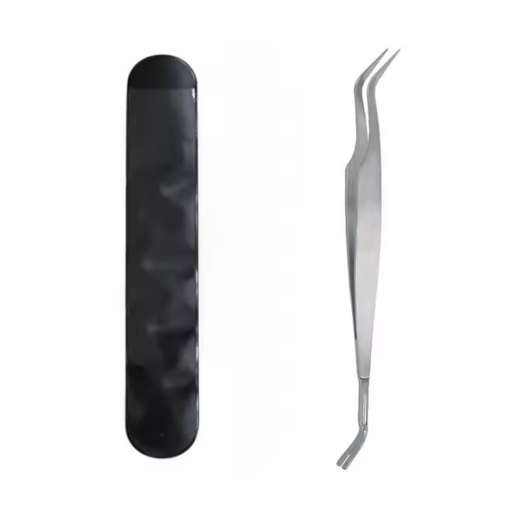 Herramienta Profesional Para Eliminar Pulgas Y Garrapatas En Perros Y Gatos Acero Inoxidable 2-en-1 Pinzas Para Eliminar Piojos Tamaño 14.5cm - 1